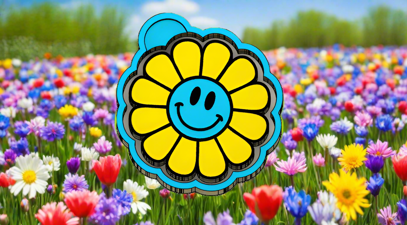 Daisy Smiley 12 petal