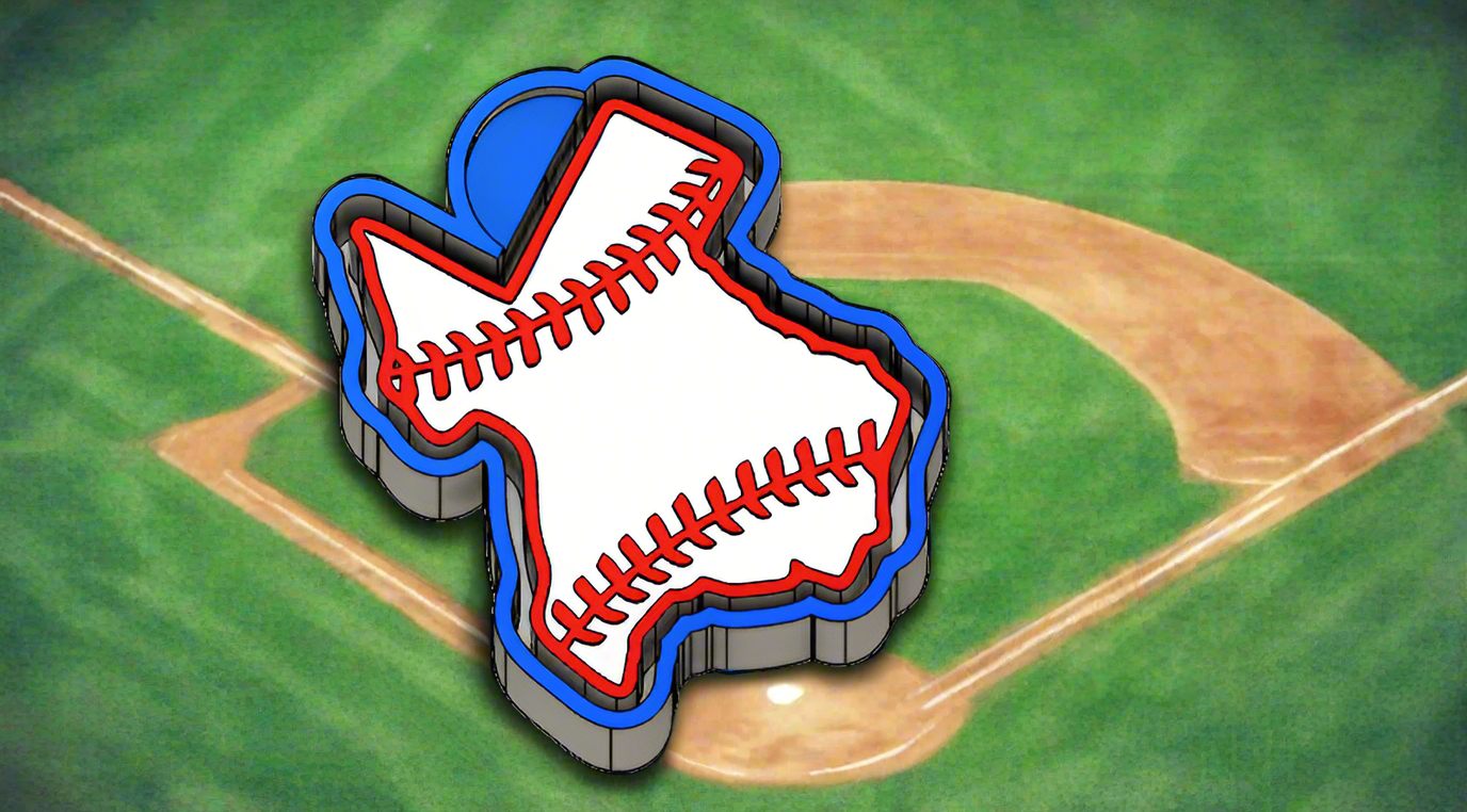 Texas w/baseball stripes