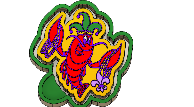 Mardi Gras Crawdaddy
