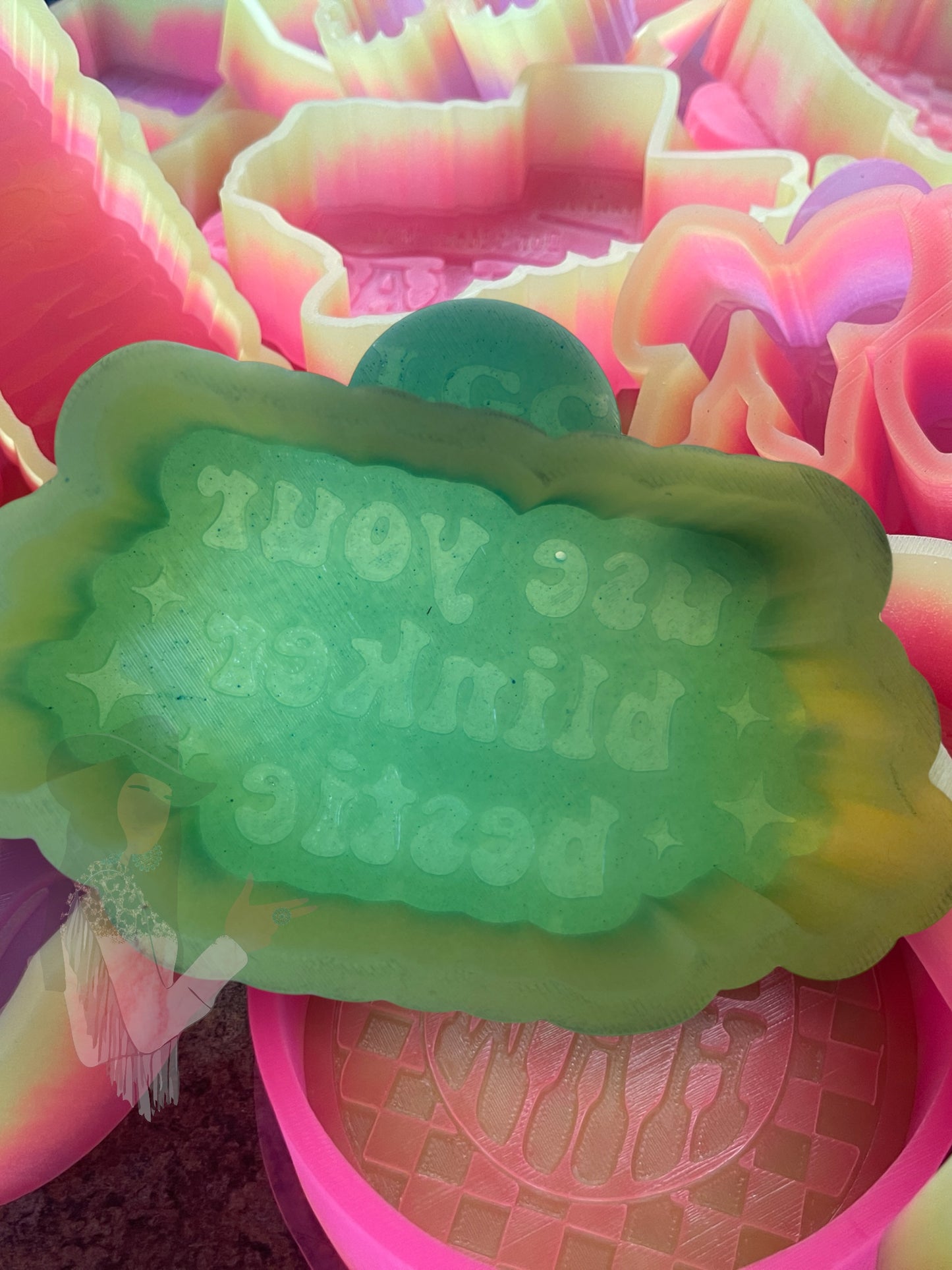 Use Your Blinker Bestie Silicone Mold