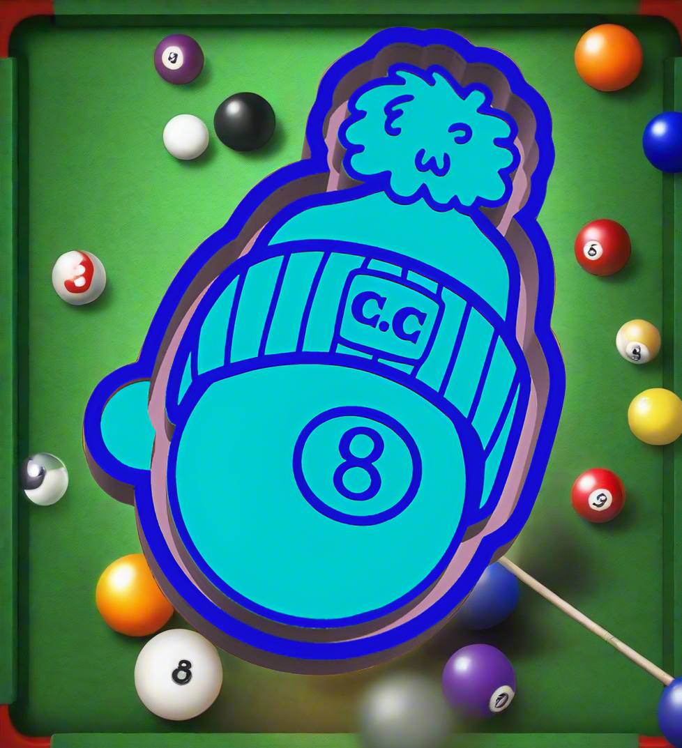 8 Ball Beanie