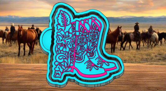 Tooled Cowgirl Boots