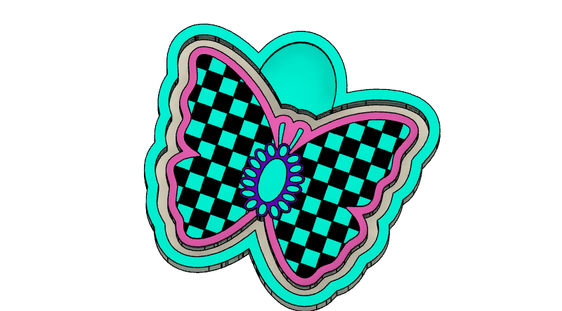 Checkered Concho Butterfly