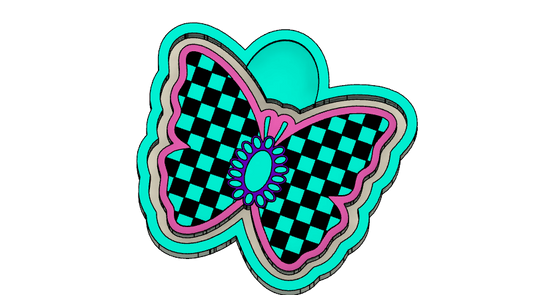 Checkered Concho Butterfly