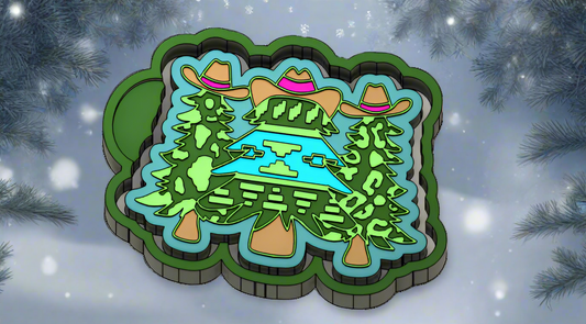 Country Christmas Trees