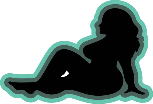 Thick Thighs Mud Flap Lady STL