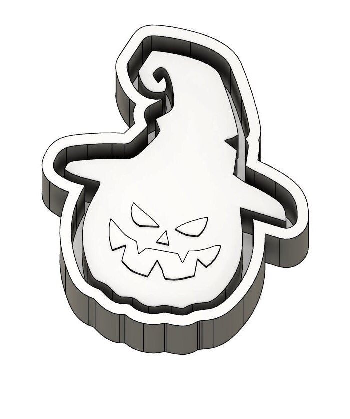 Witch O'Lantern STL w/cardstock png