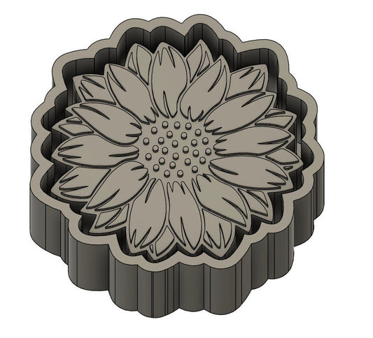 Sunflower Freshie mold & vent clips STL file