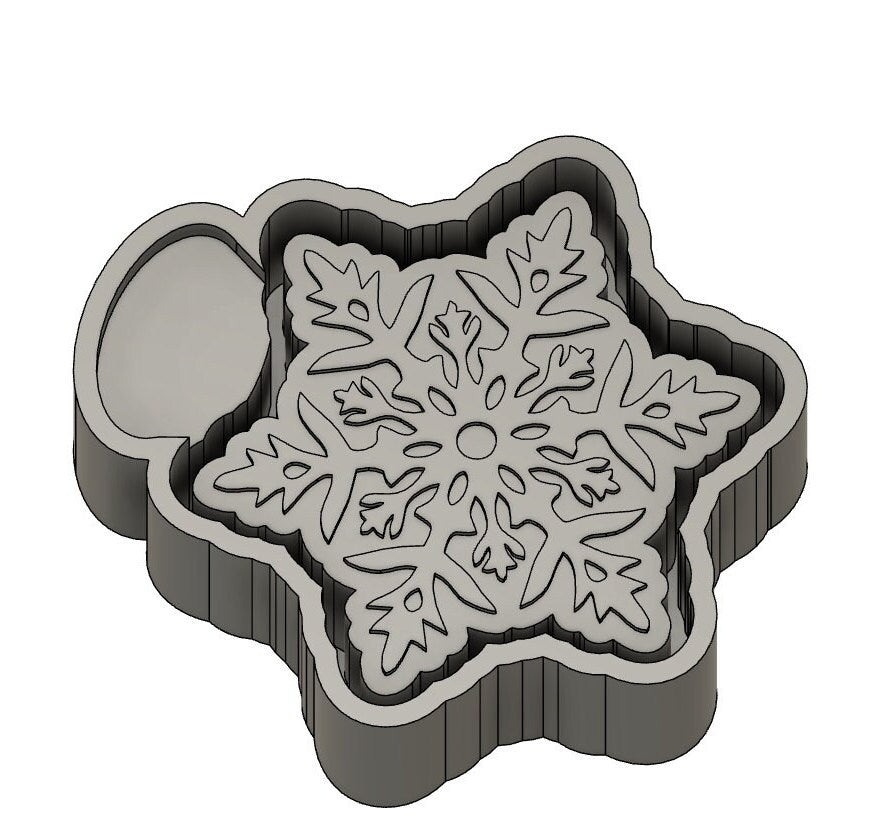 Snowflakes STL (set of 3)