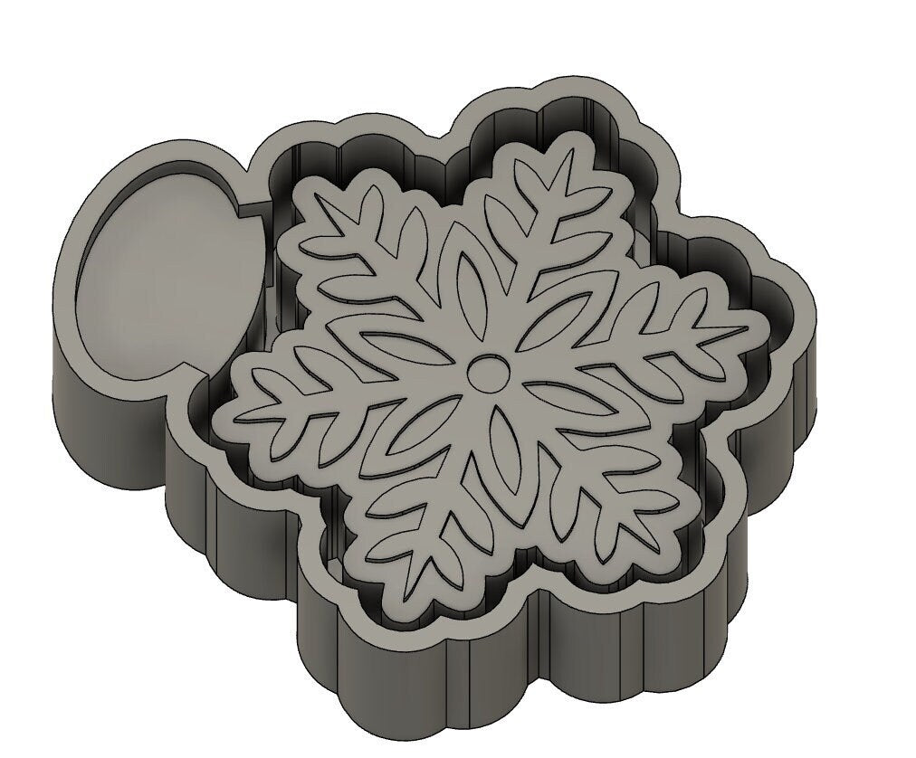 Snowflakes STL (set of 3)