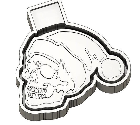 Santa Skull STL