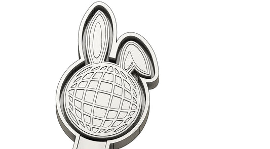 Disco Ball Bunny STL