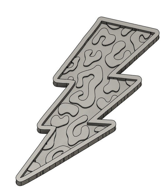 Western inserts for Lightening Bolt STL