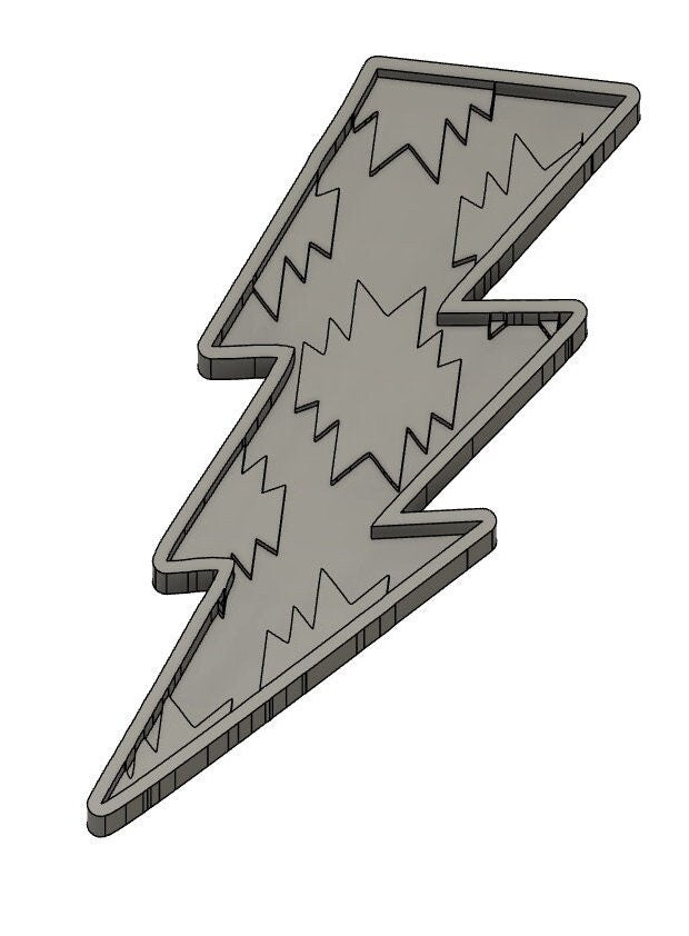 Western inserts for Lightening Bolt STL