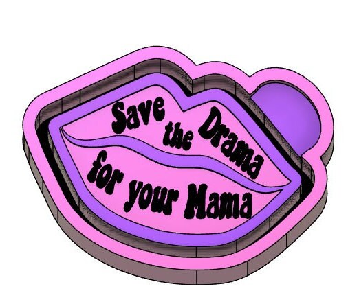 Save your Drama Lips stl