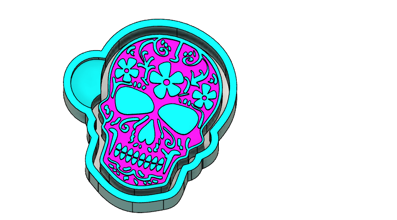 Simple Sugar Skull STL