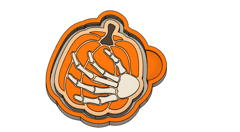 Skelly Hand Pumpkin